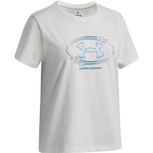 Girls' Under Armour Star Logo Lockertag T-Shirt - Primary Image