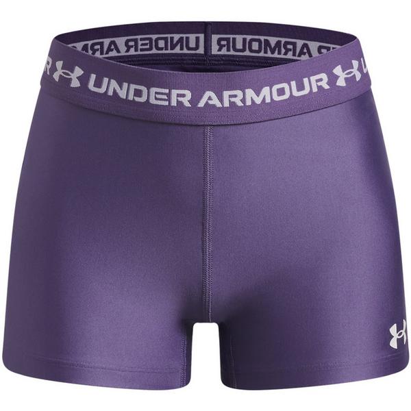 Girls' Under Armour HeatGear Shorty Shorts Medium Purple