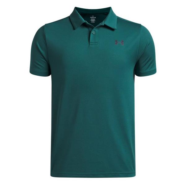 Boys' Under Armour Matchplay Polo Large Rack Green