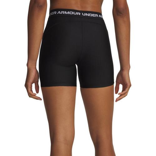 Women's Under Armour HeatGear Middy Biker Shorts - Primary Image