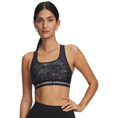 Women's Under Armour Crossback Print Mid Sports Bra - Primary Image