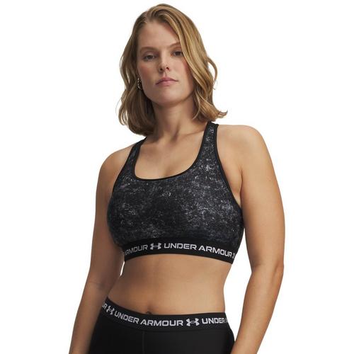 Women's Under Armour Crossback Print Mid Sports Bra - Primary Image