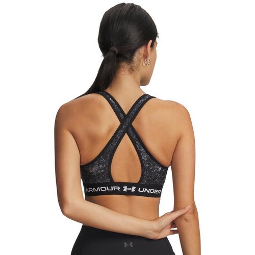 Women's Under Armour Crossback Print Mid Sports Bra - Primary Image