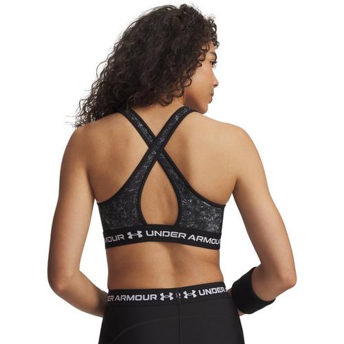 Women's Under Armour Crossback Print Mid Sports Bra - Primary Image