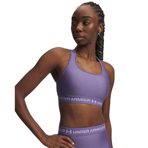 Women's Under Armour Crossback Mid Sports Bra XLarge Purple Linx
