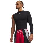 Men's Under Armour HeatGear Asymmetrical Right Long Sleeve Training Compression Shirt - Thumbnail 1 of 3
