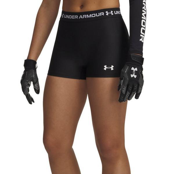 Women's Under Armour HeatGear Shorty Biker Shorts Medium Black