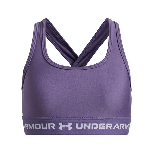 Girls' Under Armour Crossback Sports Bra Large Purple Luxe