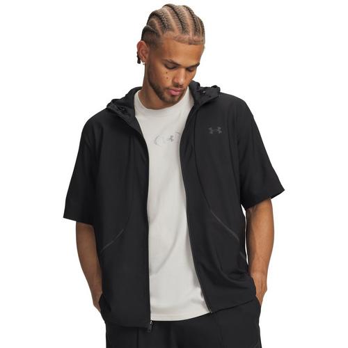 Men's Under Armour Unstoppable Woven Short Sleeve Hooded Jacket - Primary Image