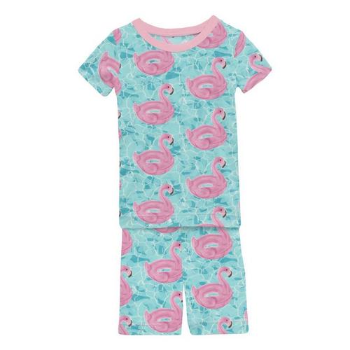 Kids' Kickee Pants Print T-Shirt and Shorts Pajama Set - Primary Image