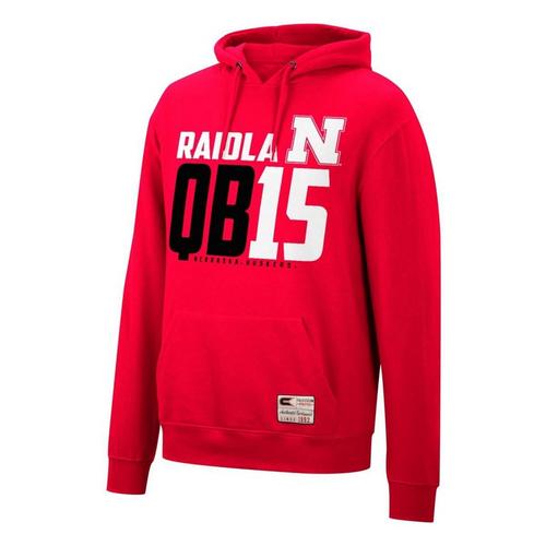Colosseum Nebraska Cornhuskers Football Dylan Raiola #15 QB15 Hoodie - Primary Image
