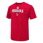 Colosseum Nebraska Cornhuskers Football Dylan Raiola #15 Name and Number T-Shirt - Thumbnail 2 of 2