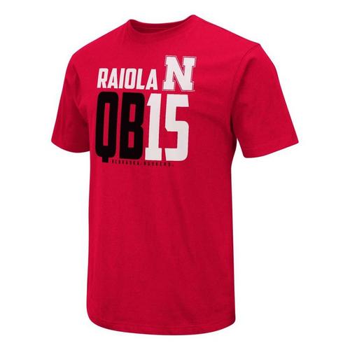 Colosseum Nebraska Cornhuskers Football Dylan Raiola #15 QB15 T-Shirt - Primary Image
