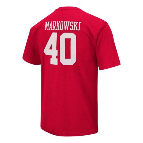Colosseum Nebraska Cornhuskers Alexis Markowski Name and Number T-Shirt - Primary Image