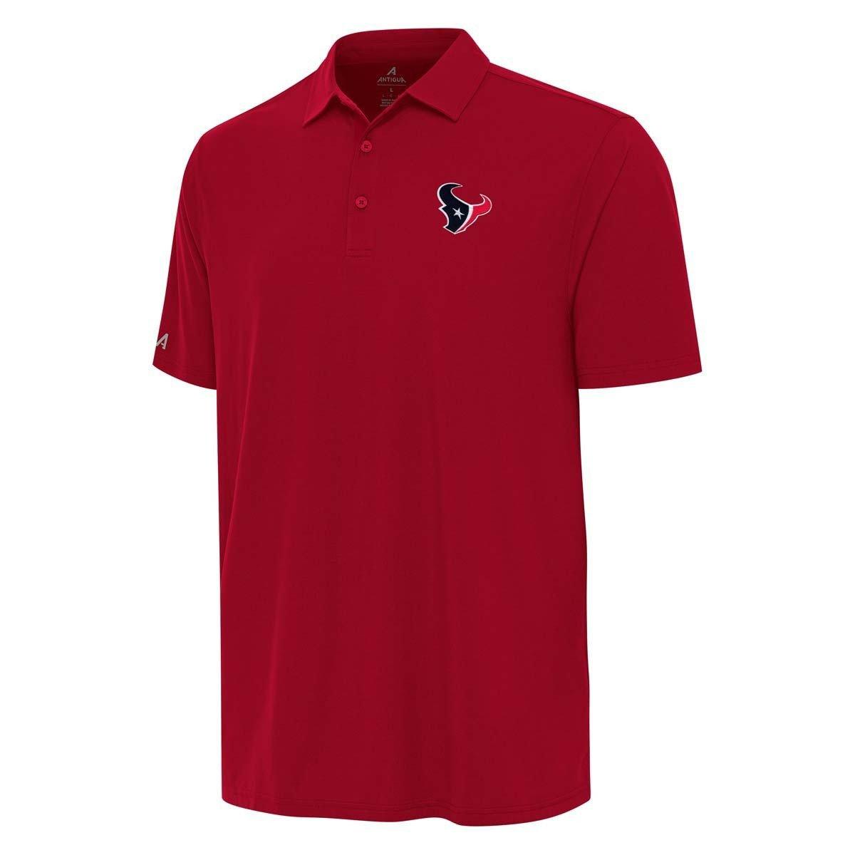 Men's Antigua Red Houston Texans Era Polo