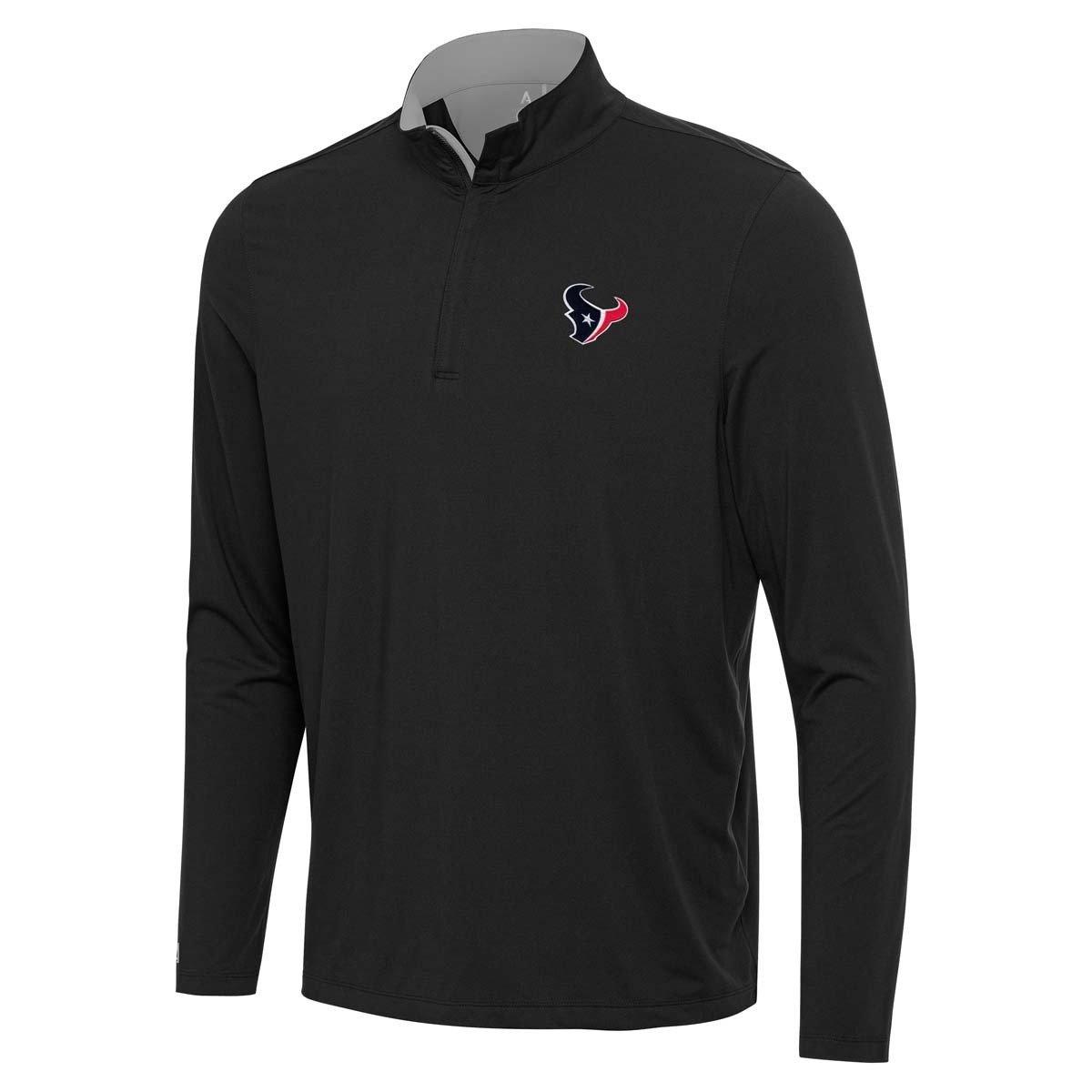 Antigua Men's Houston Texans Content 1/4 Zip Pullover