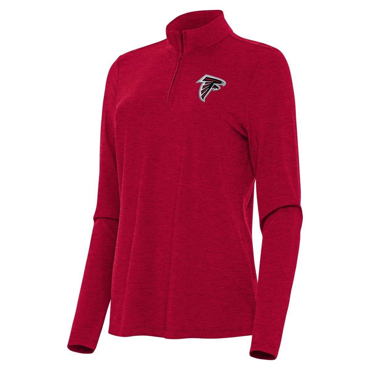 Antigua Women's Atlanta Falcons Bright 1/4 Zip Pullover
