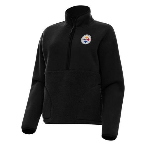 Antigua Women's Pittsburgh Steelers Figure 1/4 Zip - Primary Image