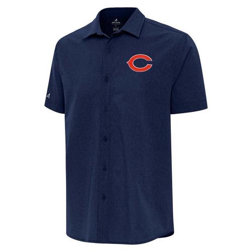 Antigua Chicago Bears C Logo Activate Woven T-Shirt - Primary Image