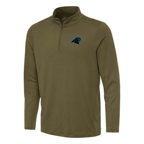 Antigua Carolina Panthers Reprocess 1/4 Zip - Primary Image