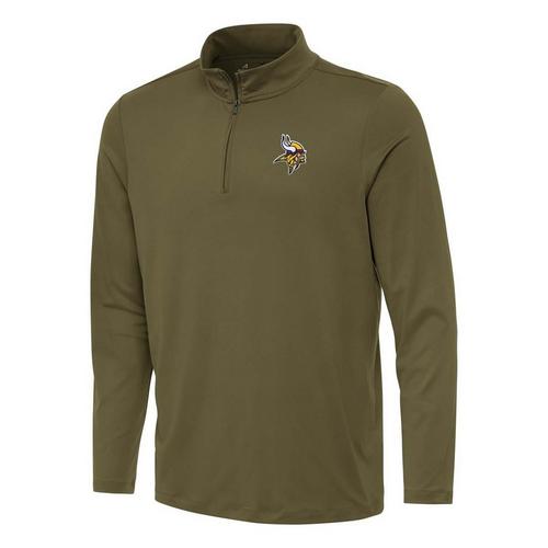 Antigua Minnesota Vikings Reprocess 1/4 Zip - Primary Image