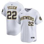 Nike Milwaukee Brewers Christian Yelich #22 Limited Jersey - Thumbnail 1 of 3