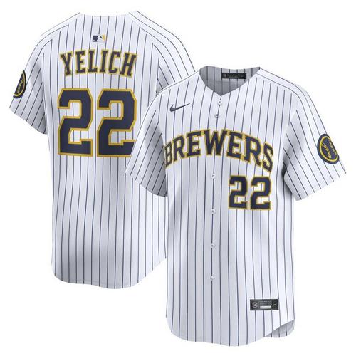 Nike Milwaukee Brewers Christian Yelich #22 Limited Jersey - Primary Image