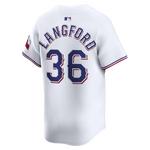 Nike Texas Rangers Wyatt Langford #36 Limited Jersey - Thumbnail 2 of 3