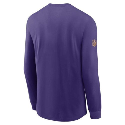 Nike Minnesota Vikings 2025 Sideline Team Issued Long Sleeve T-Shirt - Primary Image