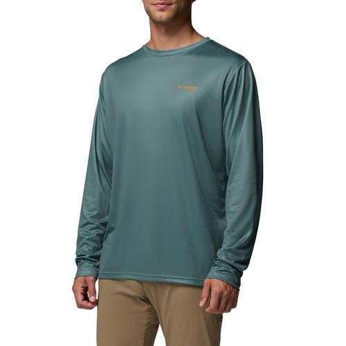 Men's Columbia PHG Terminal Shot Diamond Long Sleeve T-Shirt - Primary Image