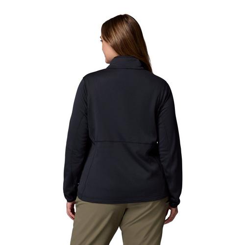 Women's Columbia Plus Size Essential Hike Grid 1/2 Zip Fleece