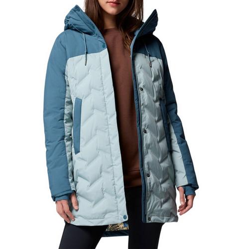 Women's Columbia Mountain Croo™ III Mid Down Jacket Hooded Puffer Parka - Primary Image