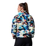 Women's Columbia Helvetia II Printed Cropped 1/4 Snap Fleece Pullover - Thumbnail 2 of 5