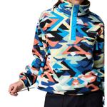 Women's Columbia Helvetia II Printed Cropped 1/4 Snap Fleece Pullover - Thumbnail 4 of 5