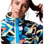 Women's Columbia Helvetia II Printed Cropped 1/4 Snap Fleece Pullover - Thumbnail 5 of 5