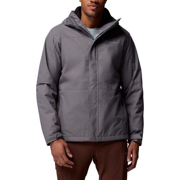 Men's Columbia Hikebound II Interchange 3-in-1 Jacket XLarge City Grey Heather