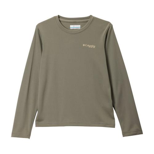 Kids' Columbia PFG Terminal Tackle Fish Shine Long Sleeve T-Shirt - Primary Image