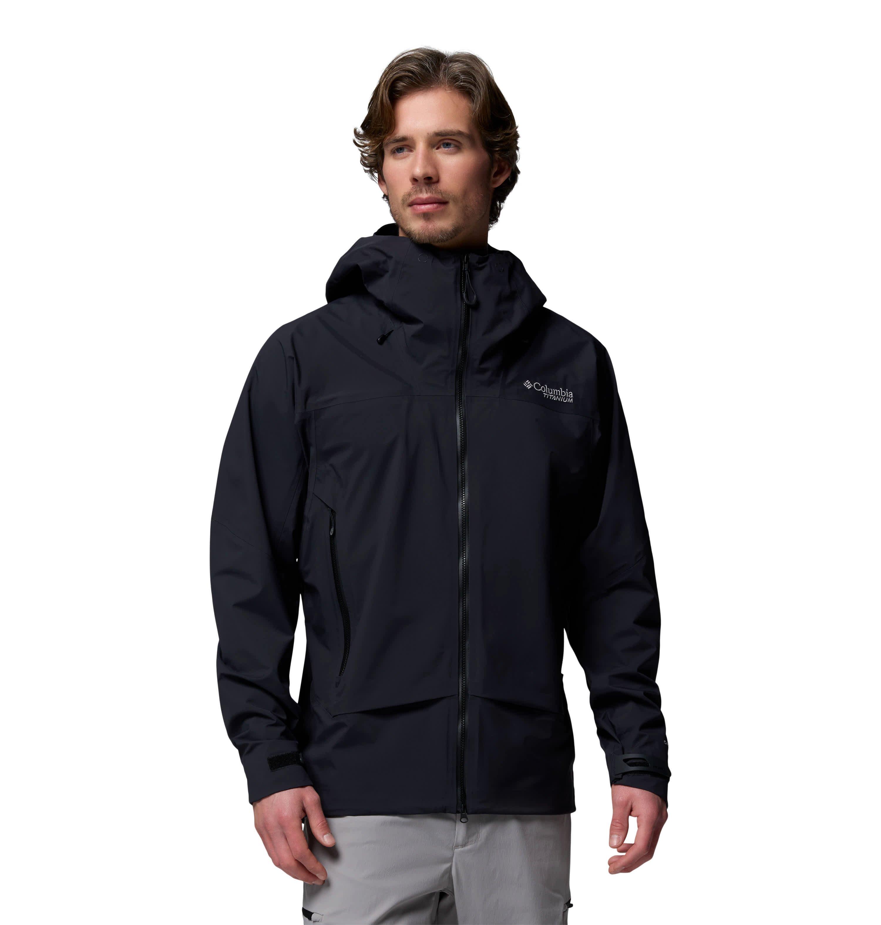 Men's Columbia Saudan Pro 3L Hooded Shell Rain Jacket | SCHEELS.com