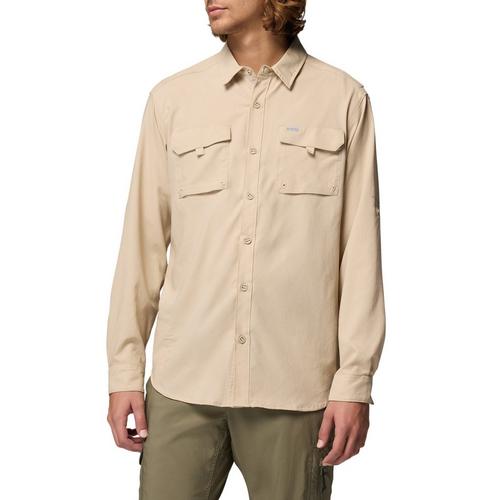Men's Columbia Silver Ridge Utility II Long Sleeve Button Up Shirt - Primary Image