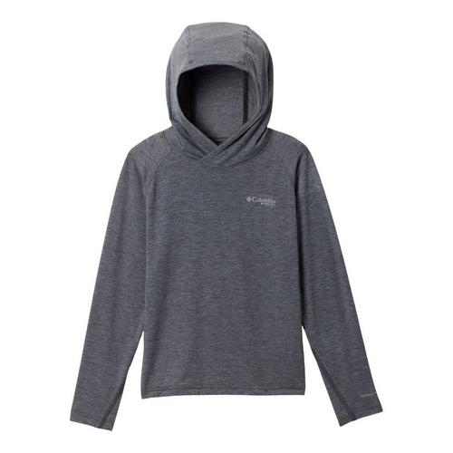 Boys' Columbia PFG Uncharted Long Sleeve Hooded T-Shirt - Primary Image
