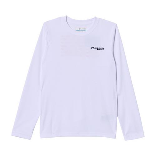 Kids' Columbia PFG Terminal Tackle Fish Flag Long Sleeve T-Shirt - Primary Image