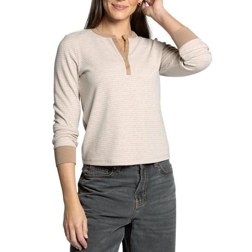 Women's Thread & Supply Aeris Long Sleeve Henley - Primary Image