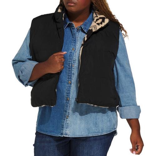 Women's Thread & Supply Plus Size Issey Reversible Crop Vest - Primary Image
