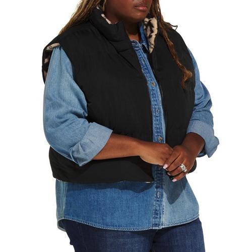 Women's Thread & Supply Plus Size Issey Reversible Crop Vest - Primary Image