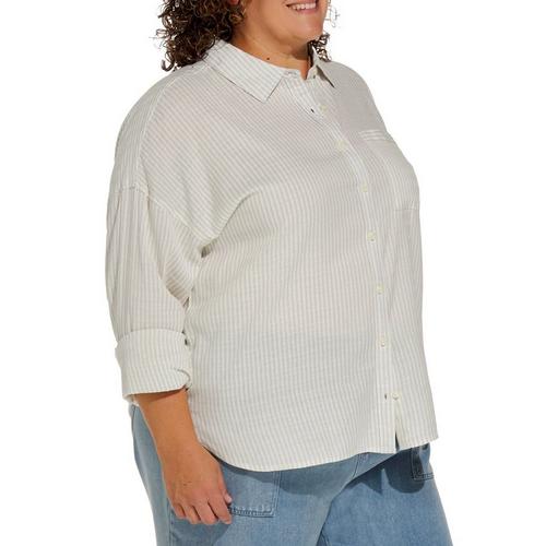 Women's Thread & Supply Plus Size Edison Long Sleeve Button Up Shirt - Primary Image
