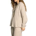 Women's Thread & Supply Maia Long Sleeve Notch Neck Button Up Shirt - Thumbnail 2 of 4