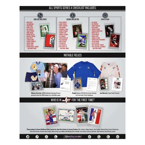Sportscards.com Jersey Fusion All Sports Edition Series 4 - Primary Image