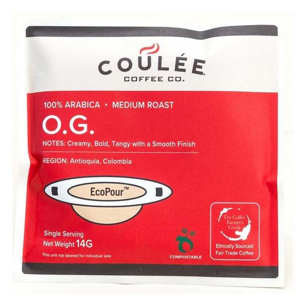 Coulee Coffee O.G. EcoPour Recyclable Pods Coffee