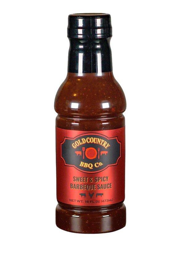 Gold Country BBQ Sweet and Spicy Barbeque Sauce - Gold Country BBQ Co.