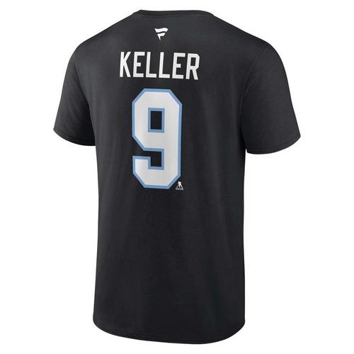 Fanatics Utah Hockey Club Clayton Keller #9 Name & Number T-Shirt - Primary Image